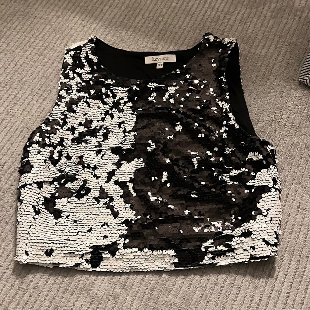 Lucy Paris Sequin Top